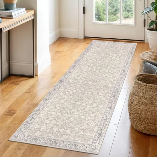 Miniatura 123 de SIILOOM Alfombra antideslizante de pasillo moderna de 2 x 5, súper suave, para pasillos, decoración para cocina, alfombras para pasillos sin 2-Verde