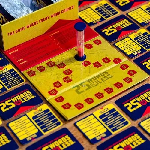 Miniatura 7 de 25 Words or Less Board Game, Figure Out the Secret Words Before Time Runs Out, 300 Cards, Timer & Countdown Board Included, Fast-Paced Party Game