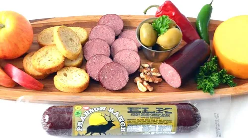 Miniatura 8 de PEARSON RANCH - Muestreador de salchichas de caza silvestre, alce, bisonte, venado, jabalí y guardabarros (conejo, cocodrilo, venado, alce, bisonte)