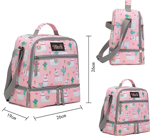 Miniatura 9 de Tilami Mochila con ruedas, mochila para laptop de 19 pulgadas con ruedas y lonchera