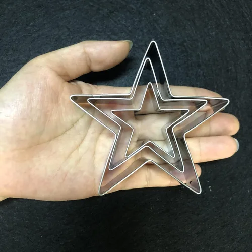 Miniatura 8 de LUBTOSMN Twinkle Twinkle Little Star - Juego de 7 cortadores de galletas de 3.5 a 1.6 pulgadas, diseño de nube, estrella, luna, para baby shower