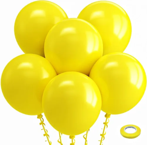 Miniatura 70 de Bezente - Globos de 12 pulgadas de látex con confeti para bodas, graduaciones, despedidas de soltera y cumpleaños, aptos para helio, dorado, 60