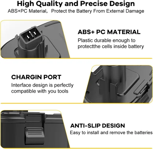 Miniatura 7 de Paquete de 2 baterías de iones de litio de 18 V 7.0 Ah de repuesto para batería Dewalt 18V XRP DC9096 DC9098 DC9099 DE9039 DE9095 DE9096 DE9098