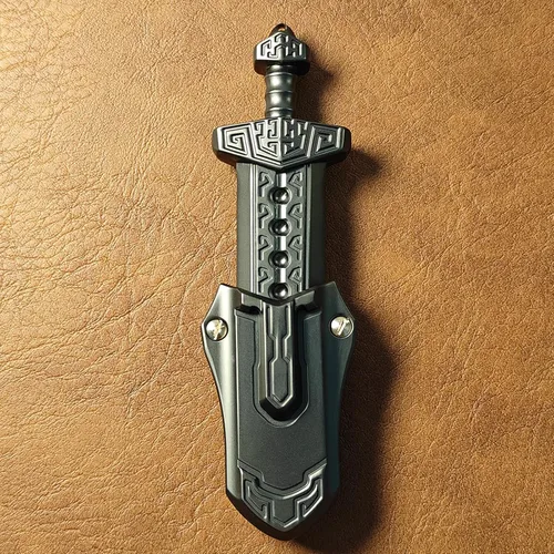 Miniatura 8 de SKEDC Espada Fidget Slider, EDC Fidget Espada Juguetes Fidget para adultos, juguete de escritorio ejecutivo para mantener la concentración y aliviar