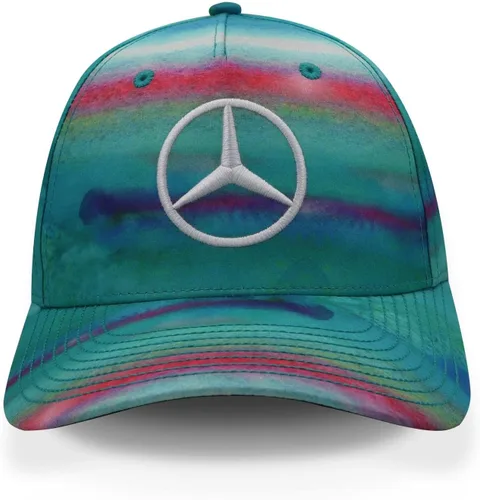Miniatura 2 de Gorra Mercedes-AMG Petronas F1 Special Edition Lewis Hamilton 2022 Miami GP Azul