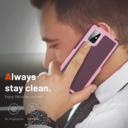 Miniatura 361 de Jeylly Compatible con Samsung Galaxy A22 5G Funda, Funda Samsung A22 5G con 2pcs protectores de pantalla de vidrio templado