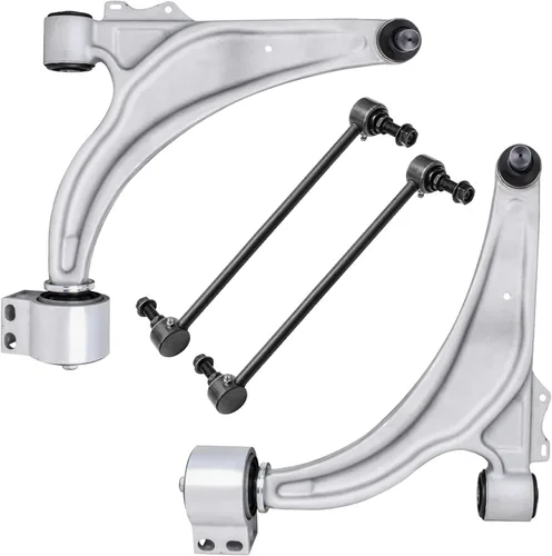 Miniatura 102 de Detroit Axle - Brazos de control superiores traseros para Chrysler 300 Dodge Challenger Charger Magnum, reemplazo del conjunto de brazos de control