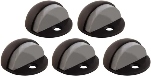 Miniatura 13 de Design House Design House 189134 - Protector de pared para puerta con tapón de goma, color negro mate, 5 unidades, 189134
