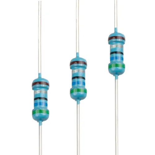 Miniatura 99 de 100pcs 1 ohm Resistor 1/4w (0.25 W) Resistencia fija de película metálica de tolerancia ±1%, múltiples valores de resistencia opcional