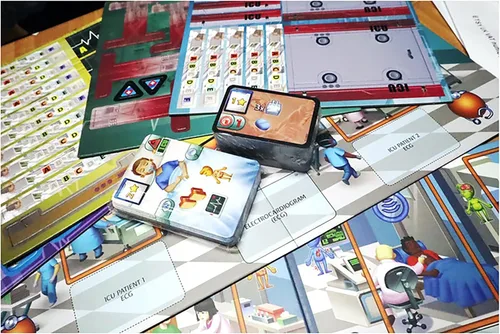 Miniatura 3 de Artipiagames Rush M.D.: Expansión UCI - Juego de mesa cooperativo Artipia Games, colocación de trabajadores, estrategia, edades 14+, 1-4 jugadores