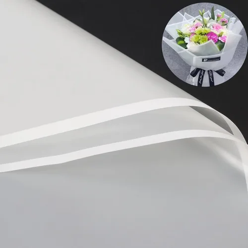 Miniatura 8 de VOWOVOSDAY 20 piezas de papel de regalo de flores, papel de regalo impermeable para ramo de flores, suministros de ramo de floristería, embalaje