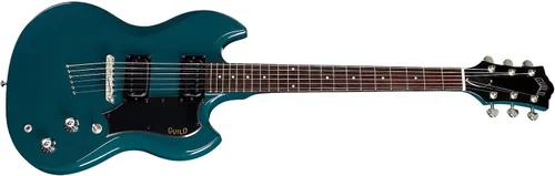 Miniatura 2 de Guild Polara Cuerpo Sólido Eléctrico Azul Acero
