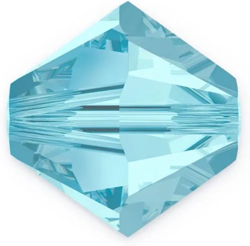 Miniatura 74 de 100 piezas auténticas Preciosa de 3 mm (0,12 pulgadas) cuentas sueltas de cristal bicono facetado pequeño amatista púrpura compatibles con cristales