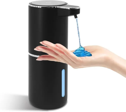 Miniatura 11 de Dispensador de jabón espumoso, dispensador automático de jabón, dispensador automático de jabón de 13.5 oz/13.5 fl oz, sin contacto, recargable por