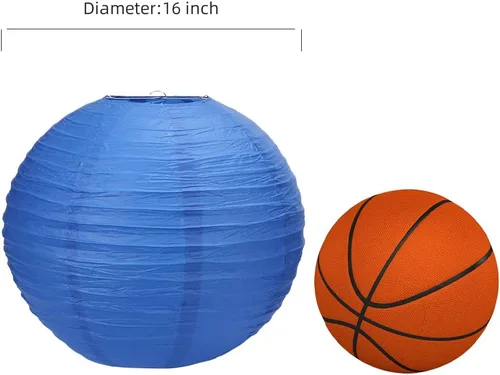 Miniatura 9 de Balagan Linternas de papel japonesas chinas de 16 pulgadas 5 paquetes (azul, 16 pulgadas) BLG-220503 0
