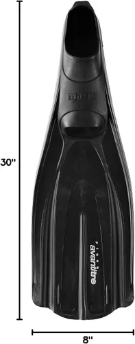 Miniatura 3 de Mares Unisex Adults Avanti TRE Diving Fins - Medium-Sized Durable Flippers with Closed Orthopedic Foot Pocket for Snorkelling & Recreational Diving