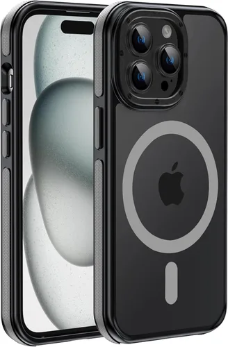 Miniatura 141 de Funda para iPhone 17 Pro Max con protector de lente de cámara [protección de grado militar de 10 pies] compatible con MagSafe a prueba de golpes