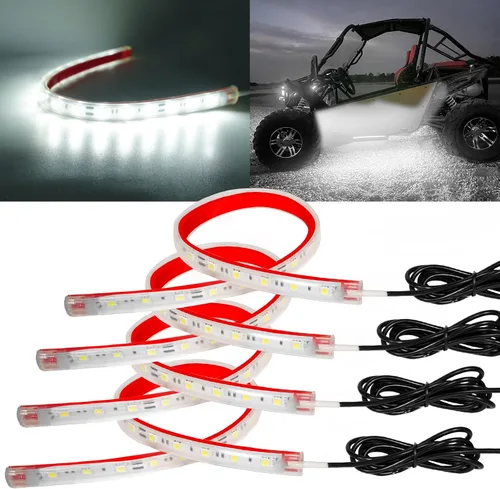 Miniatura 9 de YONGMING Tira de luces LED de 12 voltios, impermeable, azul, 12.6 pulgadas, luces LED para exteriores e interiores para carrito de golf, barco