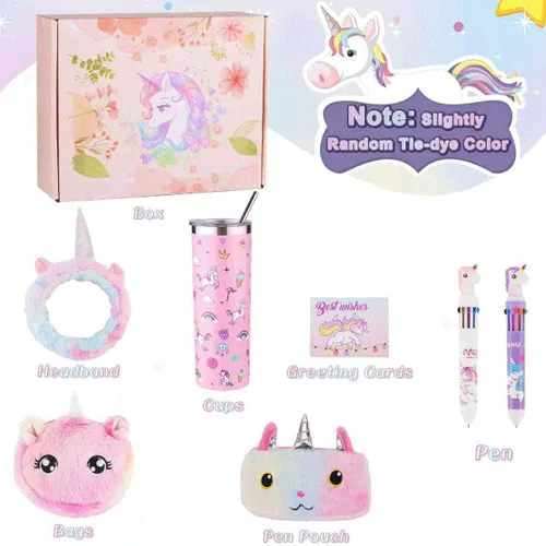 Miniatura 2 de Juego de regalos de unicornio de Navidad para niñas, juguetes para niños, caja de regalo de cumpleaños para adolescentes, regalos de Pascua