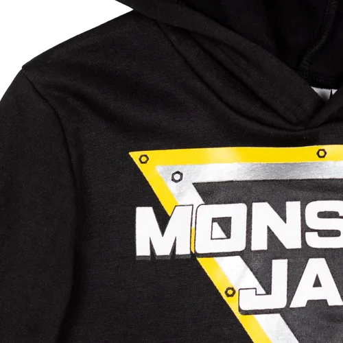 Miniatura 2 de Monster Jam Maximum Destruction El Toro Loco Grave Digger - Sudadera con capucha de forro polar para niños pequeños y grandes