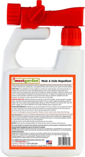 Miniatura 2 de I Must Garden Mole & Vole Repellent Hose End Concentrate: Professional Strength – Twice The Coverage – All Natural Ingredients – 32oz