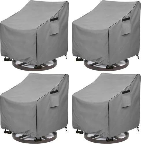Miniatura 8 de okcool Funda para mesa de centro para exteriores, impermeable, rectangular, para mesa auxiliar pequeña, 48 x 28 x 16 pulgadas, fundas rectangulares