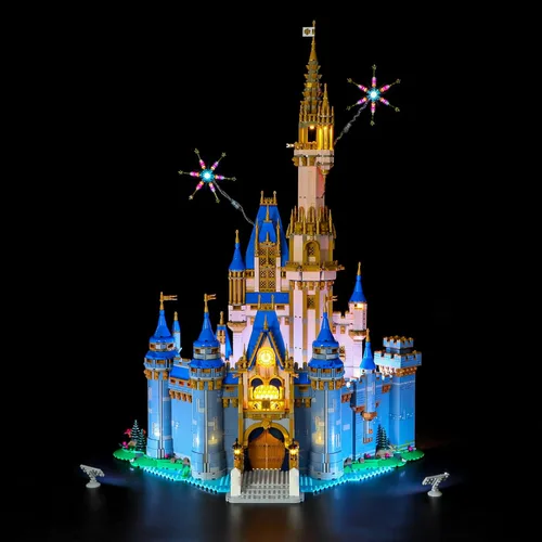Miniatura 3 de BRIKSMAX Kit de iluminación LED para LEGO-43222 Disney Castle (versión de control remoto), compatible con el modelo de bloques de construcción
