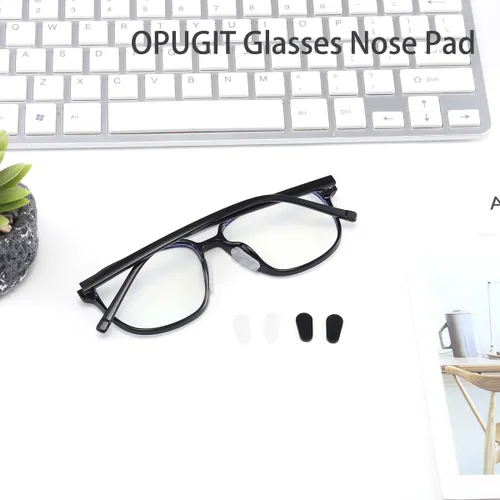 Miniatura 7 de Almohadillas adhesivas para la nariz, 10 pares de almohadillas de silicona antideslizantes para lentes de sol, transparentes, 0.039 pulgadas