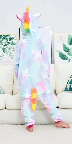 Miniatura 8 de Pijama unisex de unicornio para niños, disfraz de Halloween