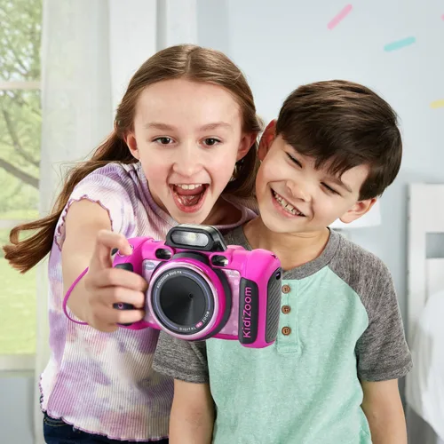 Miniatura 5 de Cámara VTech KidiZoom Duo FX para Niños, Cámaras Digitales Duales, Azul