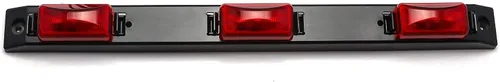 x xotic tech 1 barra de luz para puerta trasera de camión con lente roja, compatible con Ford F-150 F-250 F-350 F-450 Dodge RAM 1500 2500 3500 o