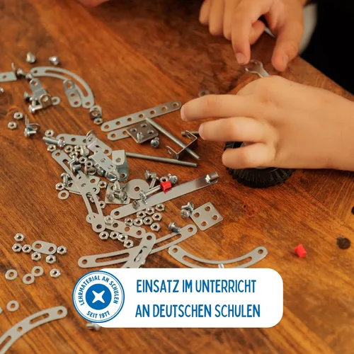 Miniatura 3 de Eitech Tractor con remolque, juguete educativo STEM - Introducción a la ingeniería y aprendizaje STEAM, construcción y juego de construcción