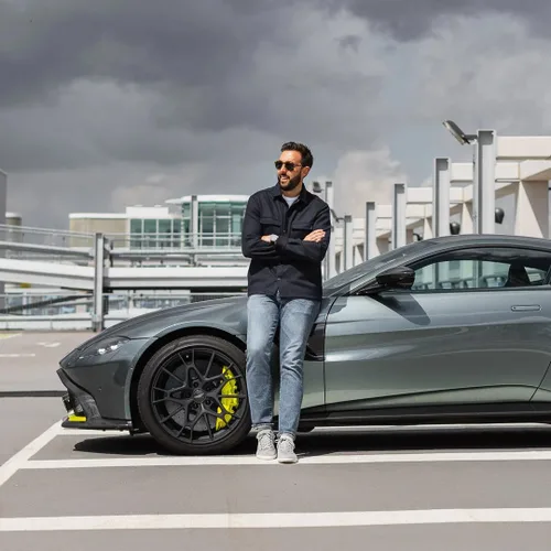 Miniatura 32 de Piloti Zapatos de conducción para hombre, zapatos deportivos de gamuza italiana Shift para hombre