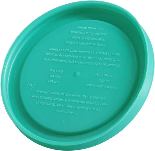 Miniatura 4 de Pyrex 7202-PC tapa de reemplazo para almacenamiento de alimentos de 1 taza verde (paquete de 4) - Fabricado en EE. UU
