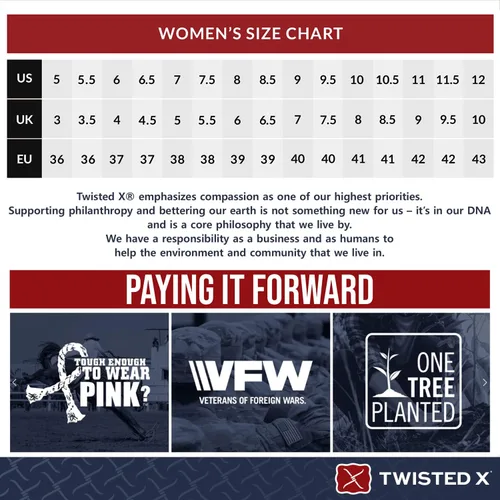 Miniatura 6 de Twisted X Mocasines para conducir, chukka de trabajo para mujer