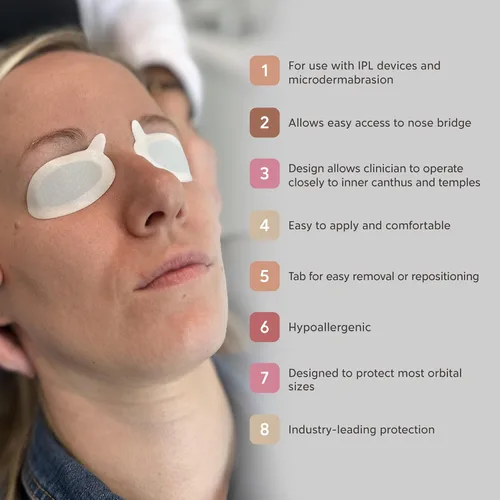 Miniatura 5 de IPL-AID: Protector ocular desechable para un tratamiento seguro IPL. Proteja sus ojos con precisión y comodidad