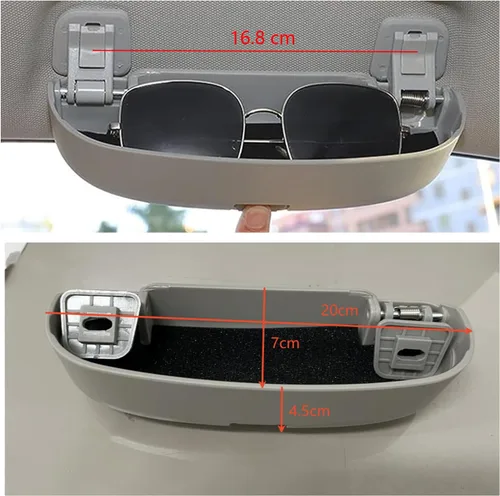 Miniatura 4 de SXCY para Hyundai Tucson/Ioniq 5 2022-2025 2026 - Caja porta gafas, compatible con accesorios Hyundai Tucson/Ioniq 5 2022-2024 2025 2026, estuche