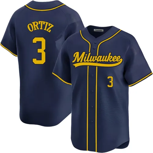 Miniatura 29 de Camiseta cosida de béisbol Milwaukee personalizada para hombres/mujeres/jóvenes para fanáticos de los deportes