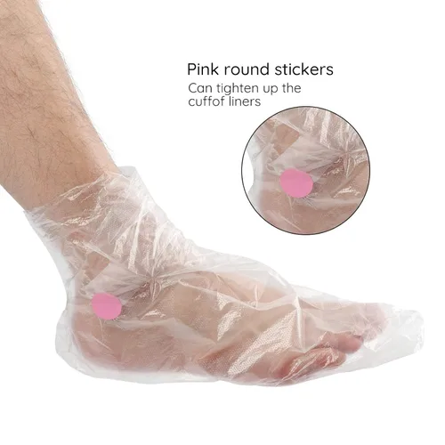 Miniatura 4 de Segbeauty Forros de baño de cera de parafina para pies, 200 piezas extra grandes XL bolsas de parafina para pies, calcetines de baño de parafina