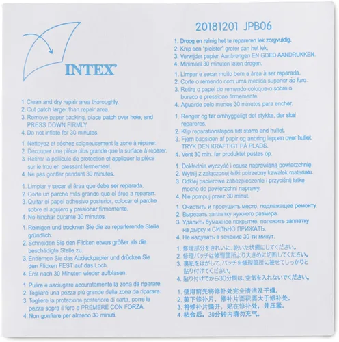 Miniatura 3 de Set de reparación de vinilo plástico Intex Wet