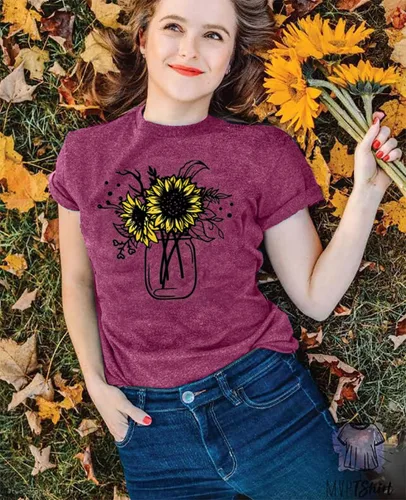 Miniatura 5 de Camiseta sin mangas con estampado de patas de perro de girasol para mujer, divertida camiseta de entrenamiento para verano, linda camiseta casual
