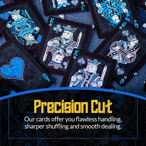 Miniatura 7 de Juego de cartas de Cyberpunk, con e-book gratuito de cartas (idioma español no garantizado), mazo de cartas prémium, cartas de póquer geniales