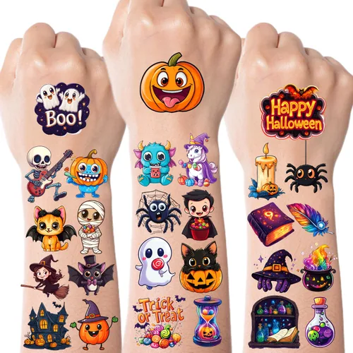 Miniatura 15 de JCFIRE Decoraciones del 4 de julio, 100 piezas de tatuajes temporales para niños y adultos, decoraciones patrióticas, accesorios del 4 de julio
