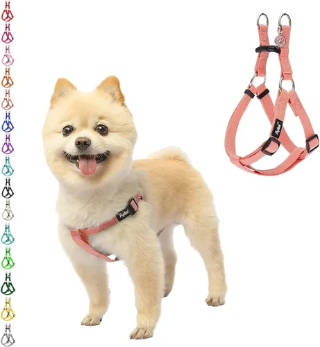 Miniatura 66 de PUPTECK arnés para perro para no jalar, reflejante, ajustable, básico, de nailon, chaleco para cachorro, para caminar al aire libre con etiqueta