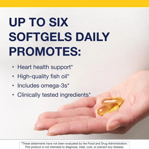 Miniatura 2 de Metagenics OmegaGenics EPA-DHA 500 - Suplemento de aceite de pescado de alta potencia para la salud cardiovascular* - De origen sostenible y probado