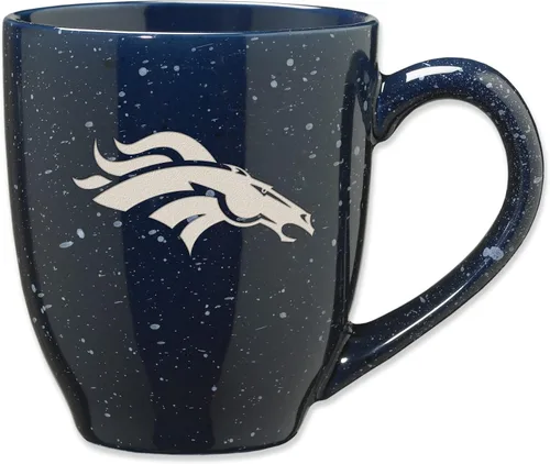 Miniatura 70 de Rico Industries - Taza de café de cerámica con grabado láser de color del equipo de fútbol de la NFL, 16 oz