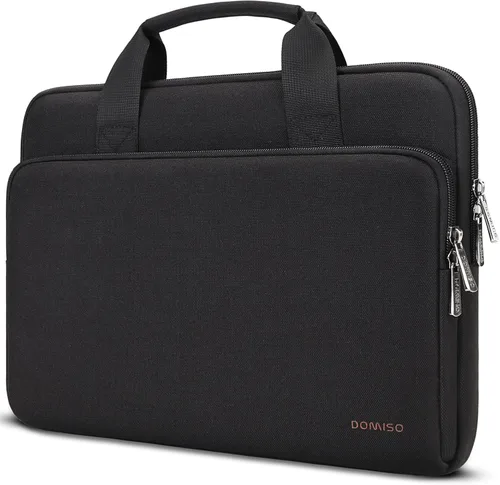 DOMISO - Funda protectora para portátil de 17 pulgadas con asa, compatible con portátiles de 17-17.3 pulgadas HP Dell ASUS Lenovo Chromebook, bolsa
