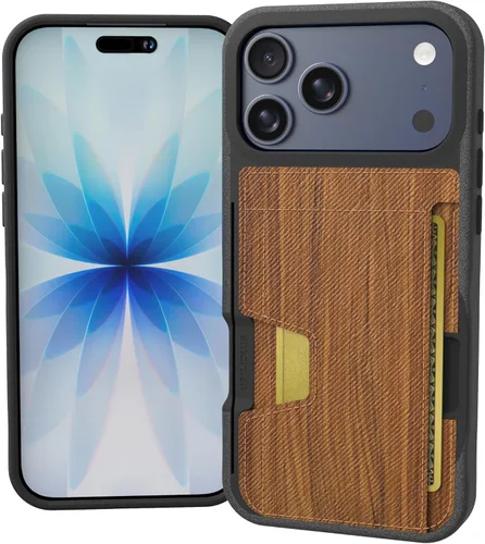 Miniatura 65 de Smartish Funda tipo cartera para iPhone 13 Pro – Wallet Slayer Vol. 2 [delgada + protectora] tarjetero con función atril - Black Tie Affair