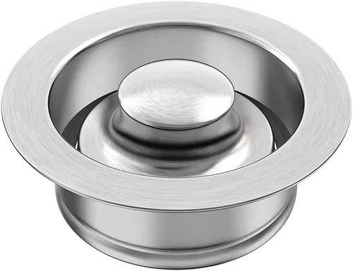 Miniatura 8 de Brida de Fregadero para Triturador de Basura, Tapón Universal de Brida de Acero Inoxidable que se Ajusta a Aberturas de Drenaje de Fregadero Negro