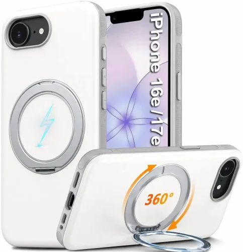 Miniatura 42 de Oterkin Funda para Google Pixel 10a con soporte magnético de giro de 360° [compatible con MagSafe] [antideslizante] [15 pies] a prueba de golpes